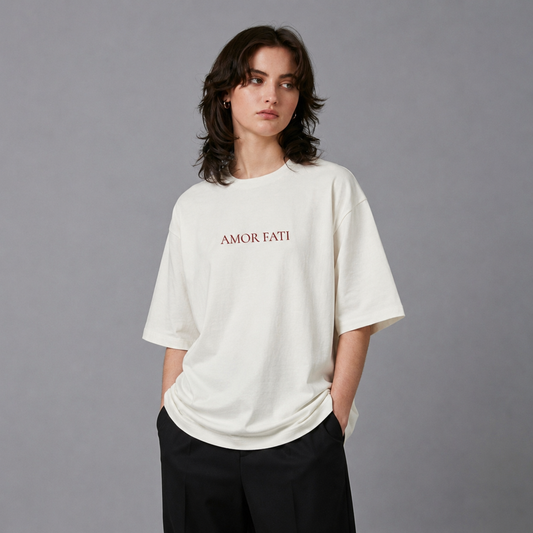 Amor Fati Unisex Terry Oversized Tee