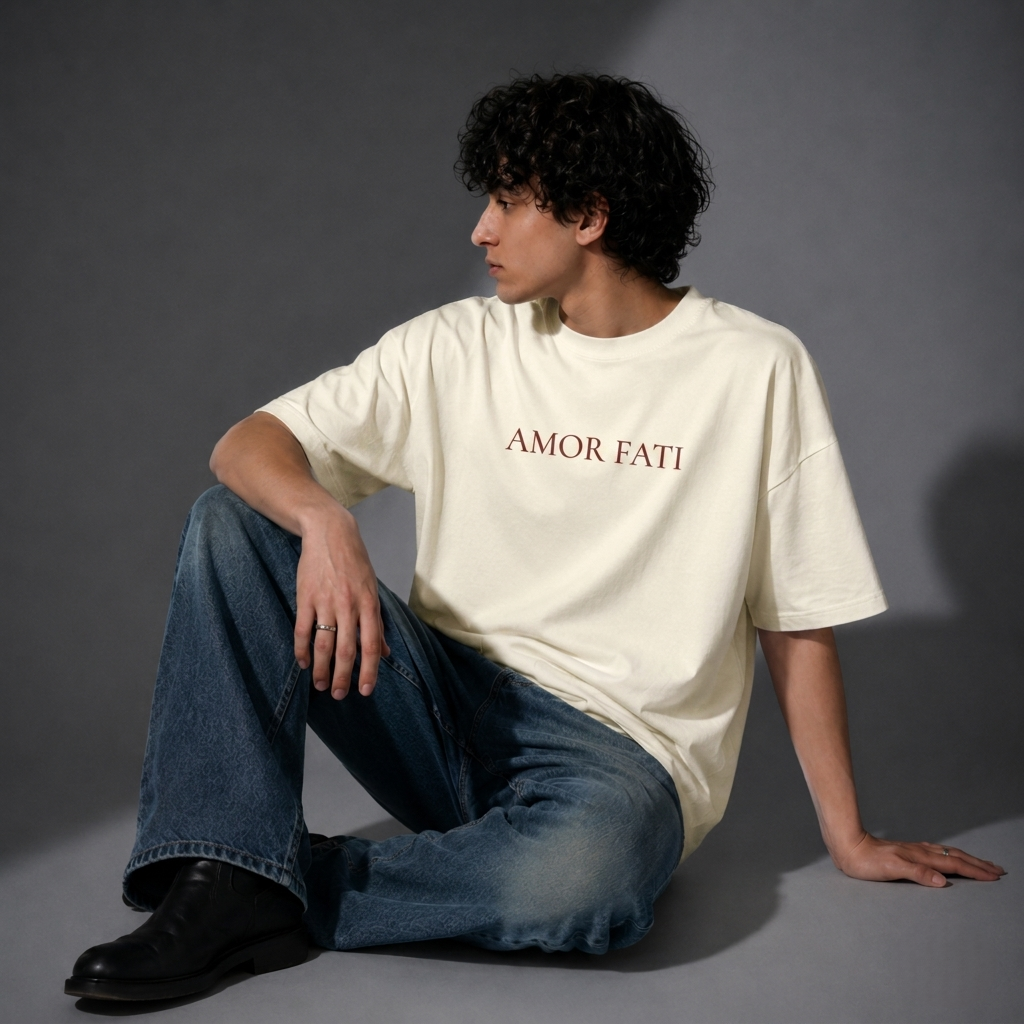 Amor Fati Unisex Terry Oversized Tee