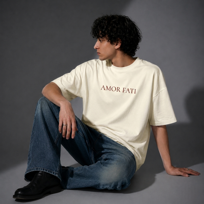 Amor Fati Unisex Terry Oversized Tee