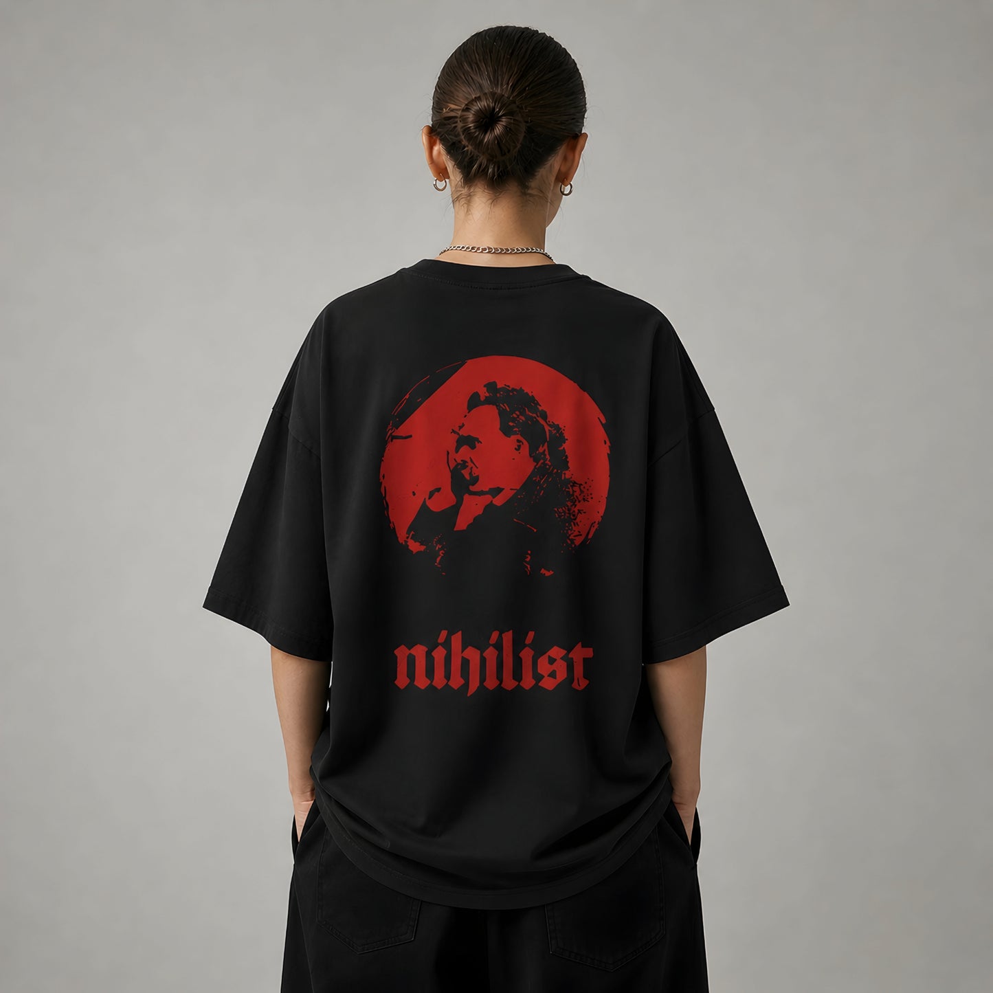 Nihilist Unisex Terry Oversized T-Shirt