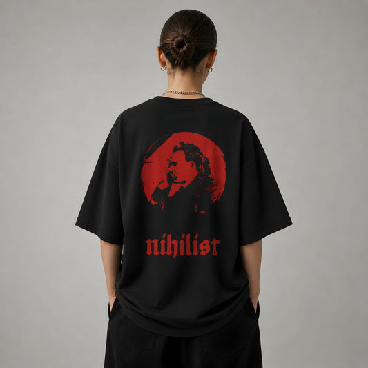 Nihilist Unisex Terry Oversized T-Shirt