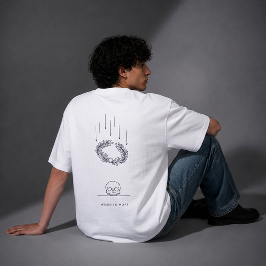 Memento Mori Unisex Terry Oversized T-Shirt