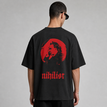 Nihilist Unisex Terry Oversized T-Shirt