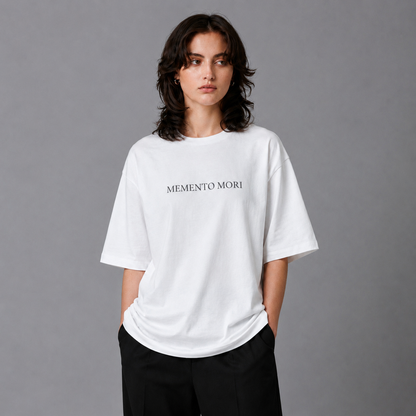 Memento Mori Unisex Terry Oversized T-Shirt