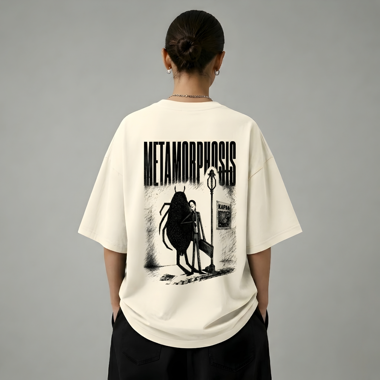 Metamorphosis Franz Kafka Unisex Terry Oversized T-Shirt