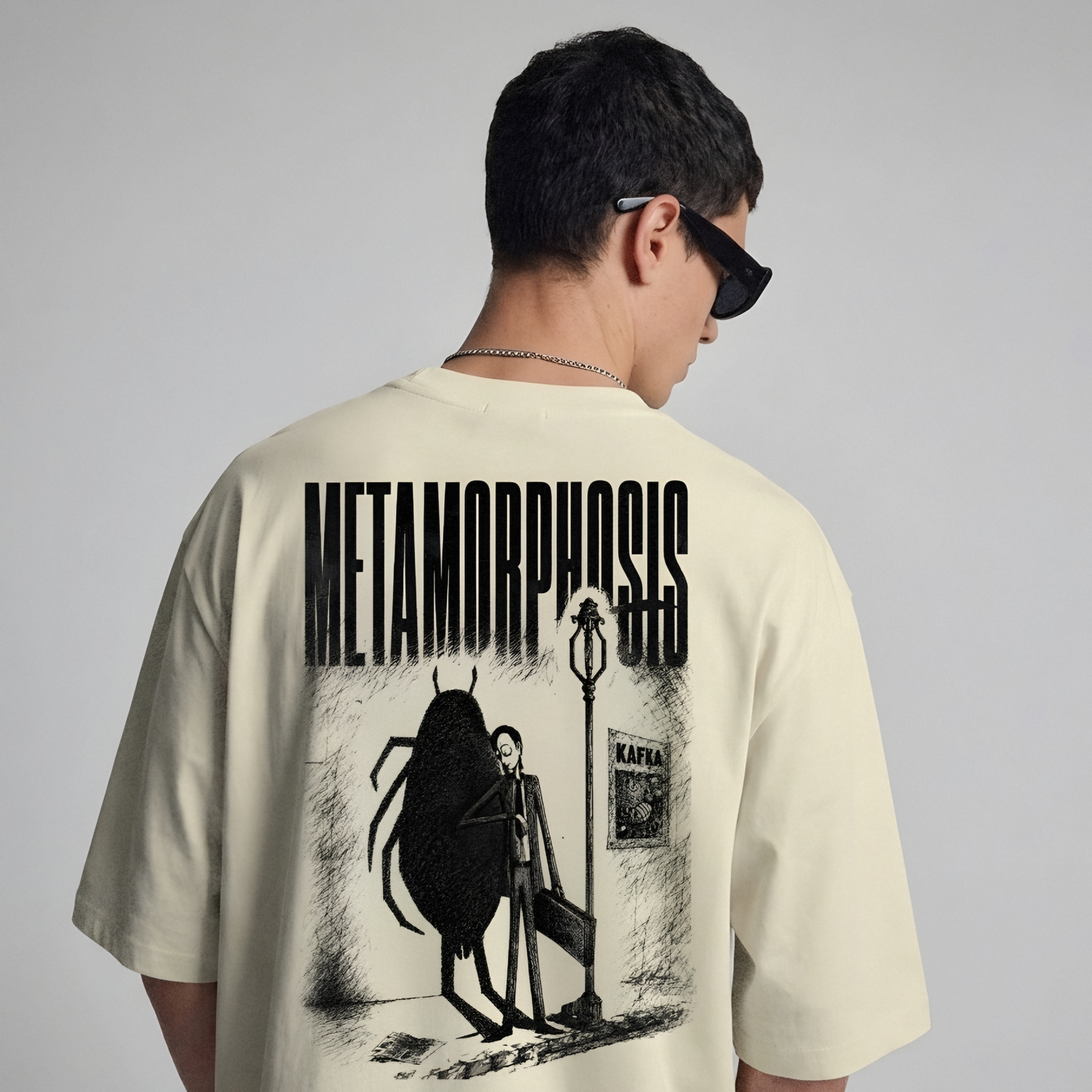 Metamorphosis Franz Kafka Unisex Terry Oversized T-Shirt